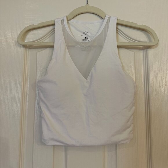 Klassy Network - Mesh Brami (Crop) - White - XS - NWOT - Picture 1 of 7
